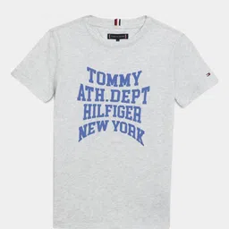 Tommy Hilfiger Boys Typography Printed Round Neck Pure Cotton T-shirt-picture-20