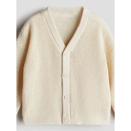 H&M Waffle-Knit Cardigan image 3