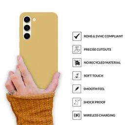 SPRIG Unisex Silicone Samsung Galaxy S23 Impact Resistant Back Case image 2