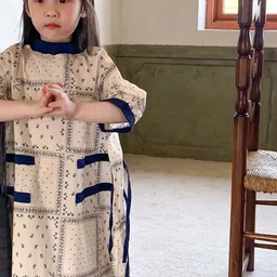 LULU & SKY Print A-Line Dress image 4