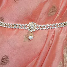 VALUSHA Women Studded Waist Chain Saree Accessories image 3