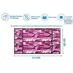 The Furnishing Tree Purple PVC Air Conditioner Cover image 3