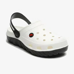 Adda Men White & Black Clogs Sandals-picture-36