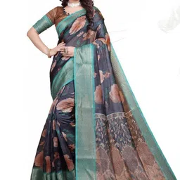 LALITATEX Silk Blend Mysore Silk Saree image 4