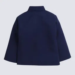 BAESD Boys Mandarin Collar Front Open Casual Blazer image 2