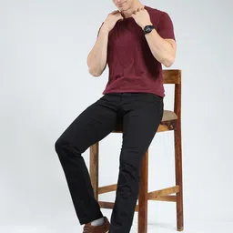 Monte Carlo Men Regular Fit Mid-Rise Cotton Jeans image 4