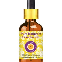 Deve Herbes Pure Marjoram Essential Oil with Glass Dropper Natural Therapeutic Grade 15ml-picture-17