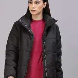 Gipsy Women Regular Fit Puffer Jacket-picture-26