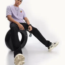 BDSQUARE Men Printed Drop-Shoulder Sleeves T-shirt image 3