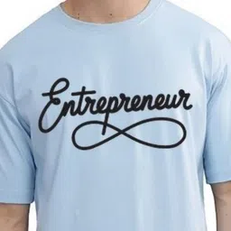 SOLACEACTIVE Typography Printed Drop-Shoulder Sleeves T-shirt image 3