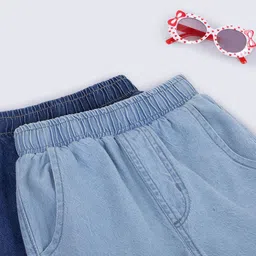 HERE&NOW Pack Of 2 Girls Solid Regular Fit Mid-Rise Jeans image 3