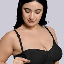 Inner Sense Plus Size Non-Wired Non Padded Anti Odour Anti Microbial Maternity Bra image 3