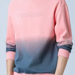 StyleCast x Revolte Men Colourblocked Applique Long Sleeve Sweatshirt image 3