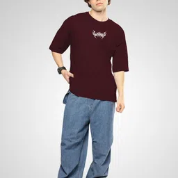 BAESD Men Drop-Shoulder Sleeves Twistform T-shirt image 5