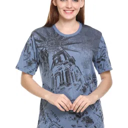 SHAUN Women Printed T-shirt-picture-11