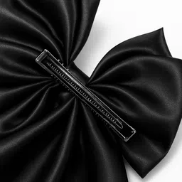 Rovlina Women Black Bow Clip Hair Accessory image 2