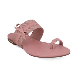 FABBMATE Girls Textured One Toe Flats-picture-39