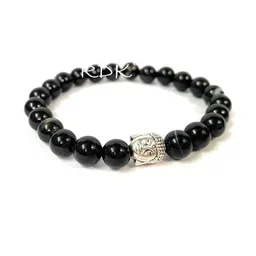 Divine souvenirs Unisex Lapis Lazuli Studded Elasticated Bracelet-picture-36