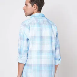 Mast & Harbour Men Relaxed Checked Casual Shirt image 4
