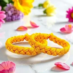 DN Creation Unisex Set of 2 Thread Wraparound Bracelets-picture-16