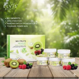 ELVIS BEAUTY 5 Steps Mix Fruits Facial Kit For Pigmentation - 420 g image 4