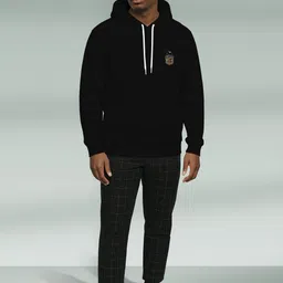 BUYTHATTRENDZ Men Printed Hooded Sweatshirt image 3