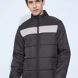 Peregrine by Pantaloons Men Striped Bomber Jacket image 4