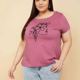max Women Floral Printed 1 T-shirt-image-55