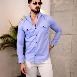 KHUSHI CREATION Original Fit Spread Collar Cotton Casual Shirt-picture-30