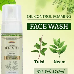 SWOSH Pack Of 4 Neem Tulsi Foaming Face Wash150ML image 5
