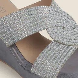 Metro Embellished Wedge Pumps image 2