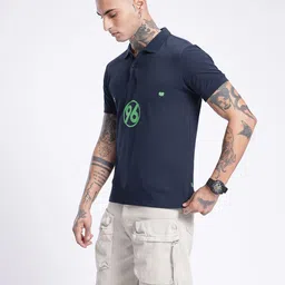 glitchez Fast And Fearless Printed Polo Collar T-shirt image 3