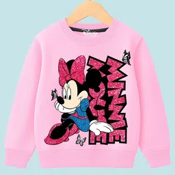 YK Disney Girls Minnie Mouse Printed Round Neck Sweatshirt-image-19