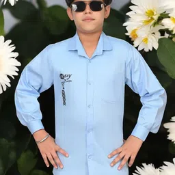 Eliq Boys Original Opaque Printed Party Shirt-image-30