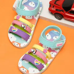 ONYC Girls Sea Green Premium Cloud Gelatoe Sandals-picture-22