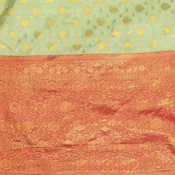 jayant creation Green Art Silk Barasi Sarees image 4