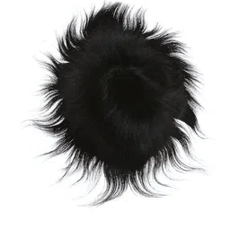 VIEWS Tape-In Wavy Toupee Hair Extension-Black-8.6 Inch image 3