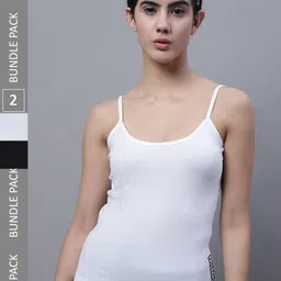 FBAR Pack Of 2 Pure Cotton Bio Wash Sports Camisoles-picture-37