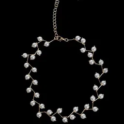 Jewels Galaxy Set Of 2 Silver & Gold-Plated Pearls Necklace-picture-41