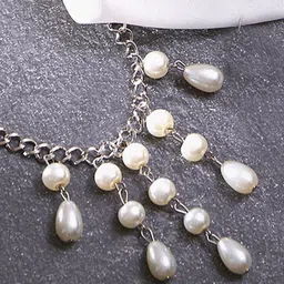 adwitiya collection Adwitiya Gold-Plated Linked Necklace-picture-25