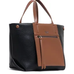 Exotic Colourblocked Oversized Structured Tote Bag image 4