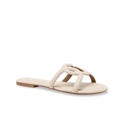 CAI Women Open Toe No Back Strap Flats-picture-32