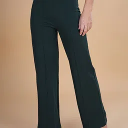 BAESD Women Straight Fit High-Rise Trousers-picture-33