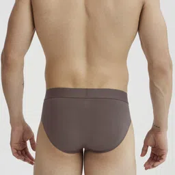 B'there Men Mid-Rise Basic Briefs U002_SPARROW_GREY image 3