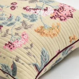 Urban Jaipur Beige & Pink Set of 2 Floral Square Cushion Covers-picture-39