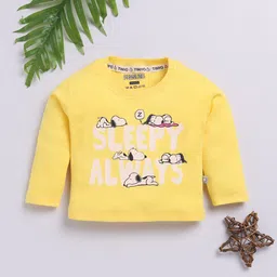 YK X Tinyo Infant Girls Snoopy Printed Pure Cotton T-shirt-picture-26