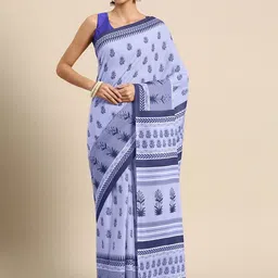 BUTA BUTI Floral Pure Cotton Saree-picture-39