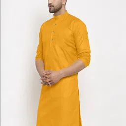 KRUDHA Men Thread Work Kurta image 4