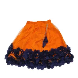 satyamfab Girls Embroidered Patchwork Ready to Wear Lehenga & Blouse With Dupatta image 4