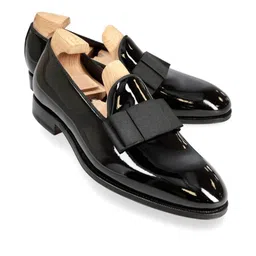 ITALIAN SHOES CO Black Leather Casual Shoes-picture-29